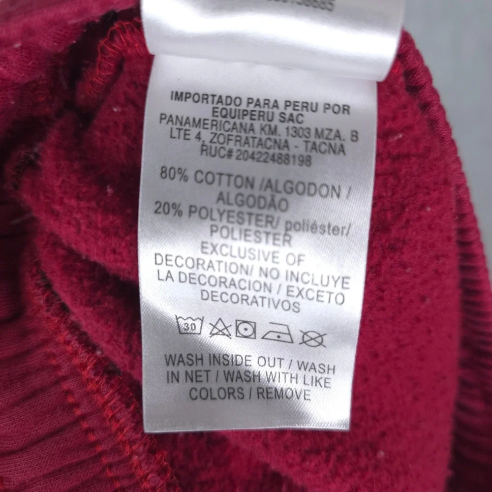 Nike Air Sweatpants Mens Large Tall Red Joggers DM6061-010 Cotton Fleece‎ Pants